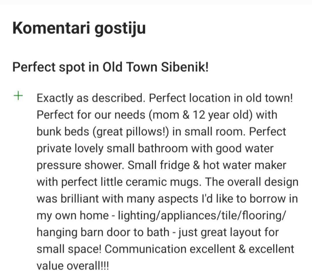 Rooms & Studio Apartments Šibenik Exterior foto